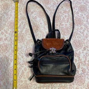 BOGO FREEGrunge Faux leather vintage mini backpack